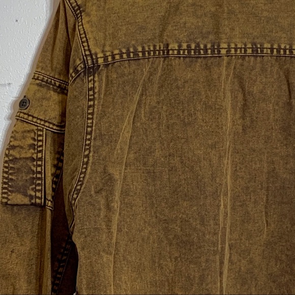 NWT Outback Trading Co Brown Button Down Shirt - Picture 6 of 9